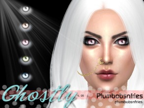Sims 4 — Ghostly Eyes N08 by Plumbobs_n_Fries — Eye Mask Under Face Paint All Ages and Genders 10 Colours Enjoy!!!