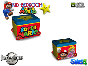 Sims 4 — super mario toybox by jomsims — super mario toybox