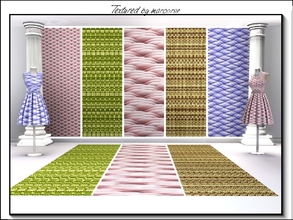 Sims 3 — Textured_marcorse by marcorse — Five collected texture patterns. The Knits are found in Faabrics, Fan Quilt and