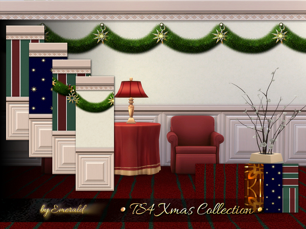 Sims 4 — TS4 Xmas Collection by Emerald — Wishing everyone, TSR and Simmies, a Merry Christmas and Prosperous New Year to