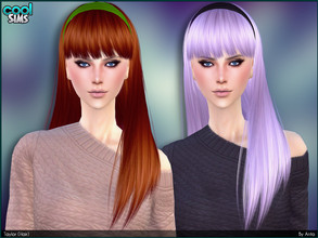 Sims 4 — Anto - Taylor (Hair) by Anto — Straight hair with headband inspired in Taylor Swift : ) Comes in 18 colours, and