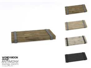 Sims 4 — Antimony Coffee Table by wondymoon — - Antimony Living - Coffee Table - Wondymoon|TSR - Nov'2015