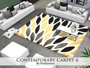 Sims 4 — Contemporary Carpet 6 by Pralinesims — By Pralinesims