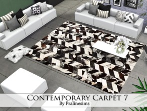 Sims 4 — Contemporary Carpet 7 by Pralinesims — By Pralinesims