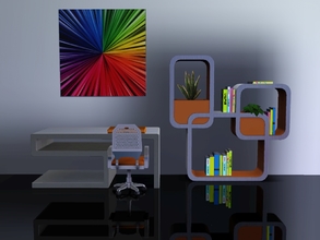 Sims 3 — Rainbow poster 3 by Andreja157 — Made in TSRW from EA mesh (ITF poster)
