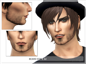 Sims 4 — Beard Style 12 by Serpentrogue — For males Teen to elder 7 colours