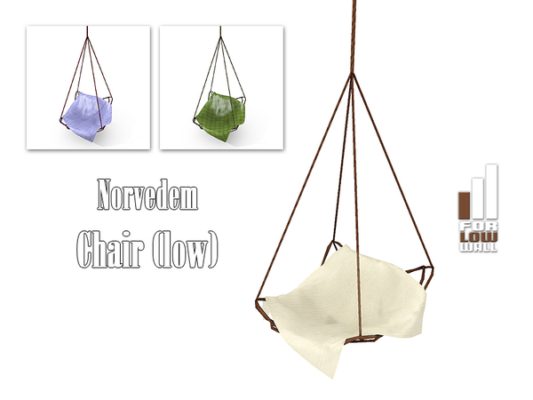 Sims 4 — Norvedem Chair (low) by Kiolometro — Set for outdoor feasts and home gatherings. Lots of snacks and pleasant