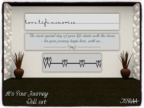 Sims 3 — It's Your Journey_SET 01. by Xodess — Part ONE of my - It's Your Journey - wall art series. These three lovely