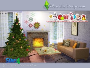 Sims 4 — Build up your Christmas tree by SIMcredible! — Yay! It's Christmas again :D So, we've created this customizable