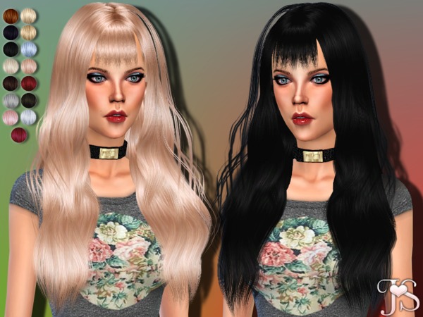 Sims 4 — JavaSims- Gone Crazy Hairstyle by Mystic Studios — Hello, I bring to you my 7th hairstyle! I've worked