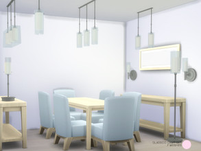 Sims 4 — Glassco Lamp Set by DOT — Glassco Lamp Set. Modern and Contemporary Glass Lighting with an accent on hardware.