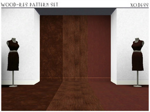 Sims 3 — Wood-Res SET: N1. by Xodess — This set consists of three wood textures... How to find them in game: After