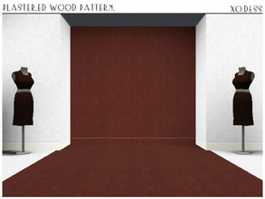 Sims 3 — Plastered Wood_Pattern by Xodess — This texture is part of the - WOOD-RES - set: N1. How to find it in game: