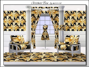 Sims 3 — Christmas Bow_marcorse by marcorse — Themed pattern: big gold bow for a special Christmas gift.