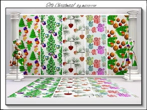 Sims 3 — It's Christmas!_marcorse by marcorse — Five Themed patterns with very familiar Christmas elements.