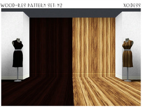 Sims 3 — Wood-Res SET: N2. by Xodess — This set consists of two wood textures... How to find them in game: After placing