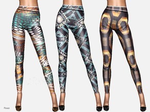 Sims 3 — High Waisted Leggings 02 by pizazz — Comfort fit leggings with a high waist. Do your daily workout or go for a