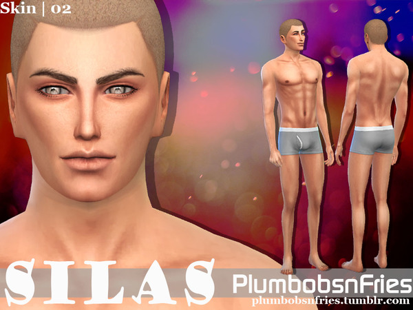 Sims 4 — Silas | Skin Overlay by ali1 — Skin Overlay Under Skin Detail Males Teen to Elders 2 Version - 1st Normal | 2nd