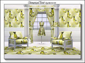 Sims 3 — Champagne Toast_marcorse by marcorse — Themed pattern: champagne for your Sim New Year toast