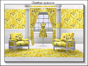 Sims 3 — Countdown_marcorse by marcorse — Themed pattern: clock on the wall counts down to midnight New Year's Eve