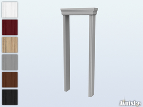 Sims 4 — Sir Cunningham Arch Single 2x1 by Mutske — Part of Sir Cunningham Window and Door Collection. Made by
