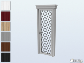 Sims 4 — Sir Cunningham Door Glass Single 2x1 by Mutske — Part of Sir Cunningham Window and Door Collection. Made by