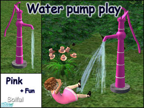 Sims 2 — Water Pump Play Pink by solfal — Adults, teens and children will be able to turn on the water, toddlers will