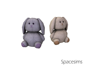 Sims 4 — Luna teen room - Bunny by spacesims — A sweet bunny toy to decorate your Sims' kids' rooms.