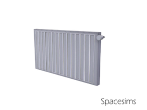Sims 4 — Luna teen room - Radiator by spacesims — Turn on this modern radiator and it will warm your Sims' homes during