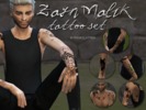 Sims 4 — Zayn Malik Tattoo Set by Overkill_Simmer — For more downloads or suggestions, please visit