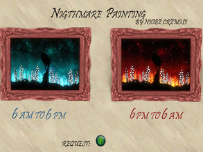 Sims 3 — Nightmare Painting by niobe cremisi by niobe_cremisi — Nightmare Painting by niobe cremisi -does not overwrite
