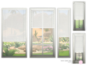 Sims 4 — Custom Blinds Medium Set by DOT — Custom Blinds Medium. Contemporary and Traditional Cordless Two Tone Blinds,