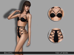Sims 3 — Tied Up Bikini - Set by Bill_Sims — The set includes : 1 top, 1 bottom for YA/AF