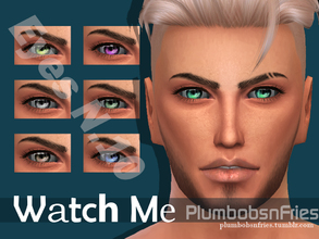 Sims 4 — Watch Me | Eyes N.10 by Plumbobs_n_Fries — Eyemask Under Face Paint All Ages and Both Genders 13 Colours Hope