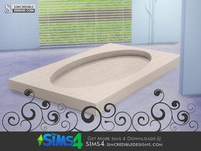 Sims 4 — Madeira low surround for tub by SIMcredible! — by SIMcredibledesigns.com available at TSR __________________ * 3