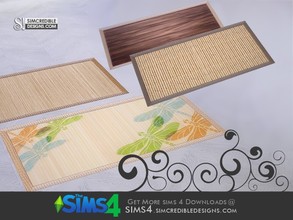 Sims 4 — Madeira Mat by SIMcredible! — by SIMcredibledesigns.com available at TSR __________________ * 4 colors
