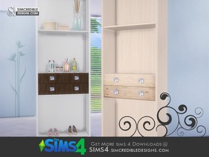 Sims 4 — Madeira shelf by SIMcredible! — by SIMcredibledesigns.com available at TSR __________________ * 2 colors