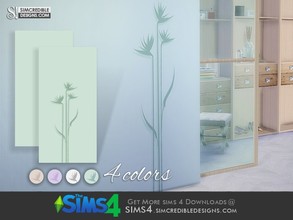 Sims 4 — Madeira walls by SIMcredible! — by SIMcredibledesigns.com available at TSR