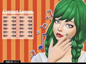 Sims 4 — [TS4]_PikooEyes12 by pikoo — Contact lenses for your sims 4 resident. Hope you guys love it. Please dont