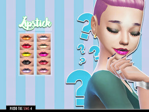 Sims 4 — [TS4]_Pikoolipstick01 by pikoo — Lipstick for your sims 4 resident. Hope you guys love it. Please dont re-upload