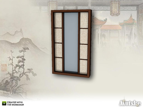 Sims 4 — Tokyo Counter Window with Side 1x1 by Mutske — Asian style window. Made by Mutske@TSR. 