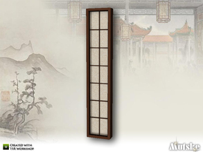 Sims 4 — Tokyo Large Window Small 1x1 by Mutske — Asian style window. Made by Mutske@TSR. 