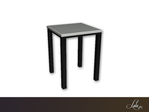 Sims 4 — Kenilworth Living End Table  by Lulu265 — Part of the Kenilworth Living Set Please do not copy clone or upload