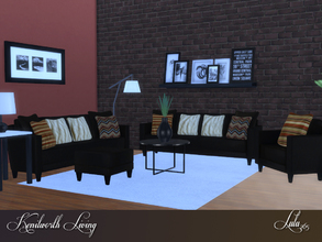 Sims 4 — Kenilworth Living  by Lulu265 — Kenilworth living is a neutral toned living room , with mix and match accents .