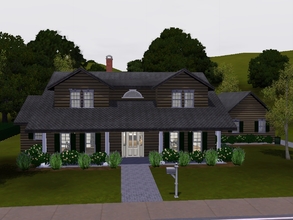 Sims 3 — 829 Westchester by burnttoast24 — Plantation style family home with open plan kitchen, living and dining room.