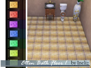 Sims 4 — Etten Bath Floor 1 by Ineliz — Bathroom linoleum in 6 colors. 