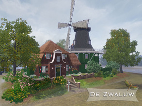 Sims 3 — De Zwaluw by fredbrenny — Windmill De Zwaluw has been grinding mustard seed for centuries. Not anymore. The