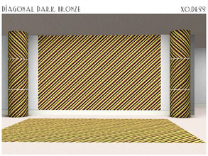 Sims 3 — Dess_Diagonal Dark Bronze. by Xodess — Diagonal Dark Bronze... part of my - BRONZE - set. How to find it in