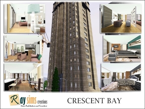 Sims 3 — Crescent Bay Plaza  by Ray_Sims — Crescent Bay Plaza located beside Bridgeport Aquarius (dance club). The