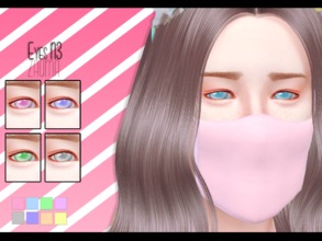 Sims 4 — Yume - Eyes N3 by Zauma — Hello! Some new dolly eyes avaliables in 8 colors, females &amp; male (but